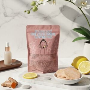 Roarugao Kojic Acid & Turmeric Cleansing Pads - 30 Count Pacj